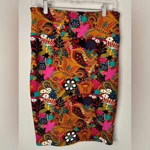 LuLaRoe Multicolor Floral Skirt